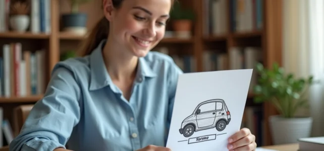 Créez un dessin de voiture unique à imprimer avec prénom et plaque personnalisée Créez un dessin de voiture unique à imprimer avec prénom et plaque personnalisée